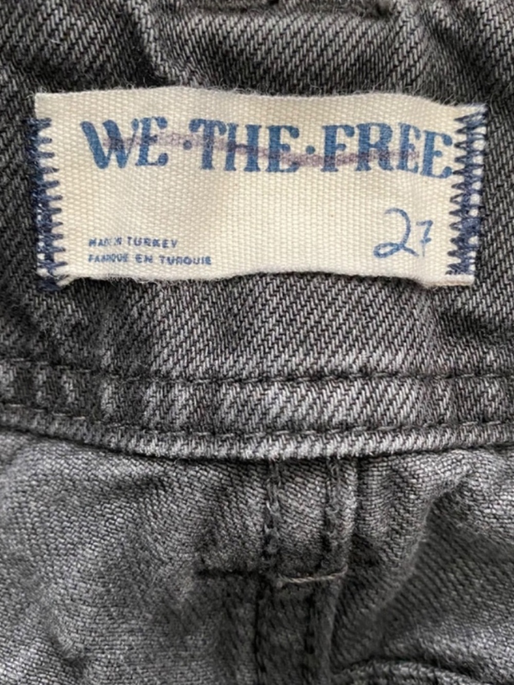 Sz 27 Chill vibe Wide-Leg High-Rise Women’s Jeans — Black also in sz 26 - Picture 4 of 4